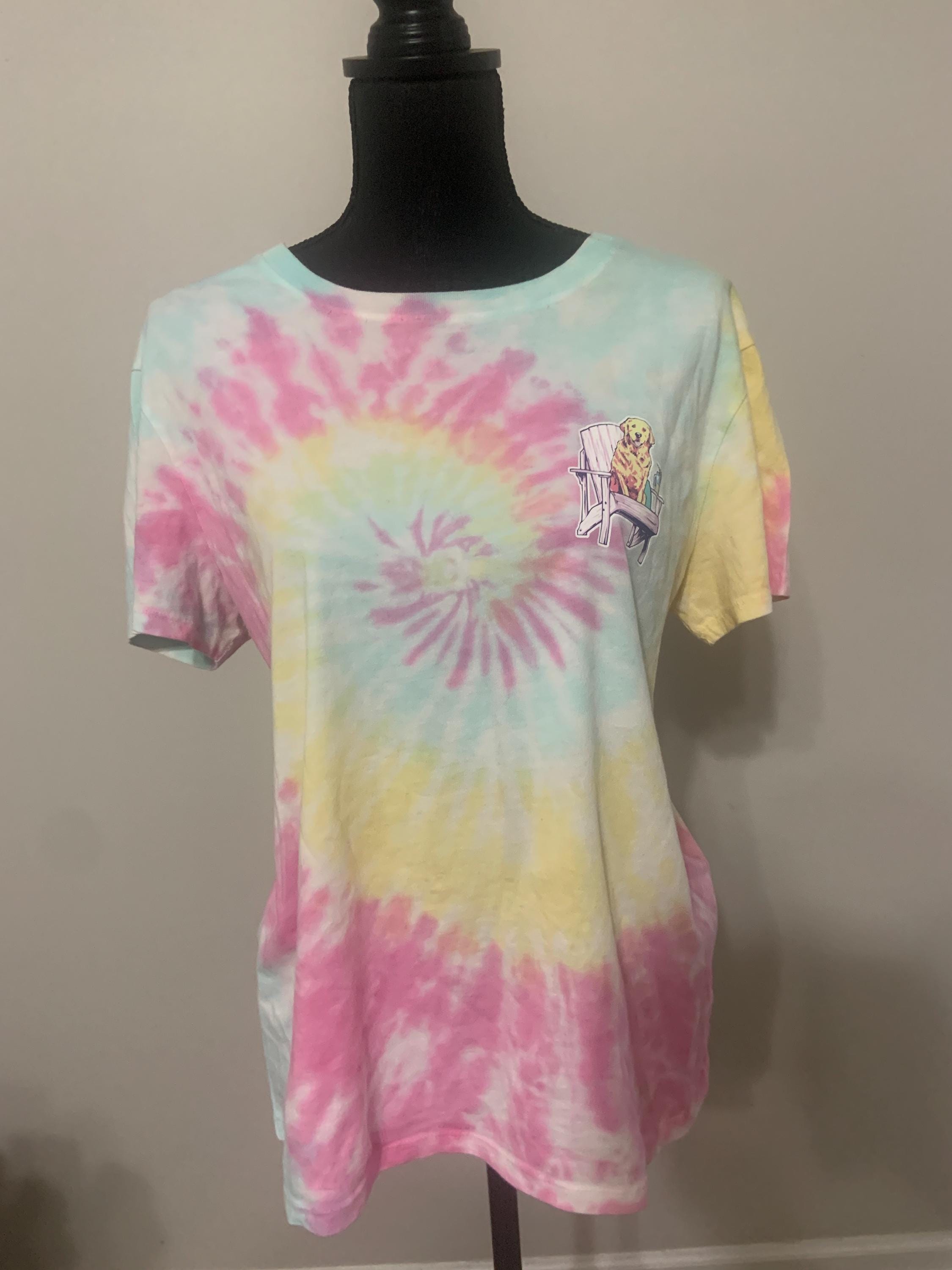 Vintage Benny & Belle Multicolored Tee,  Small