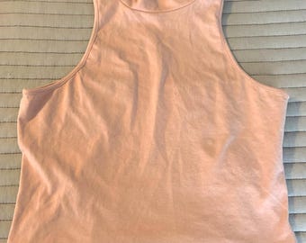 Vintage Charlotte Russe Pink Strap Top, Medium