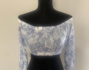 Vintage Forever 21 Long Sleeve Blouse,  Small