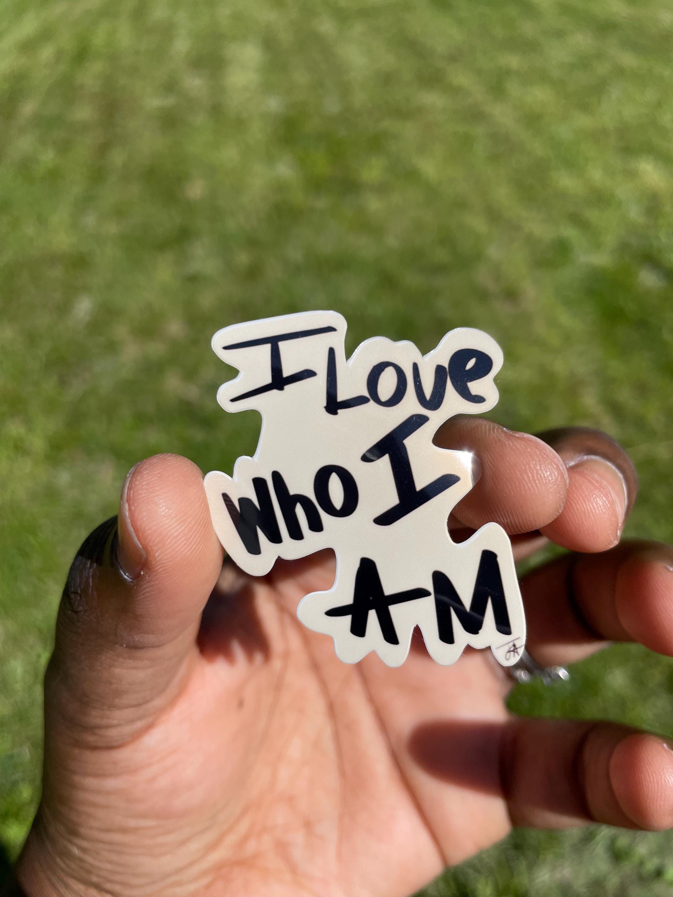 Positive Affirmation Vinyl Sticker Pack, Black Woman Art, Mental Health ...