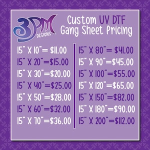 UV DTF Gang Sheets | Custom uv dtf stickers | uv dtf sheets | Bulk Decal Printing