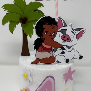 Moana cake topper Moana party decor baby Moana baby Moana party Moana birthday