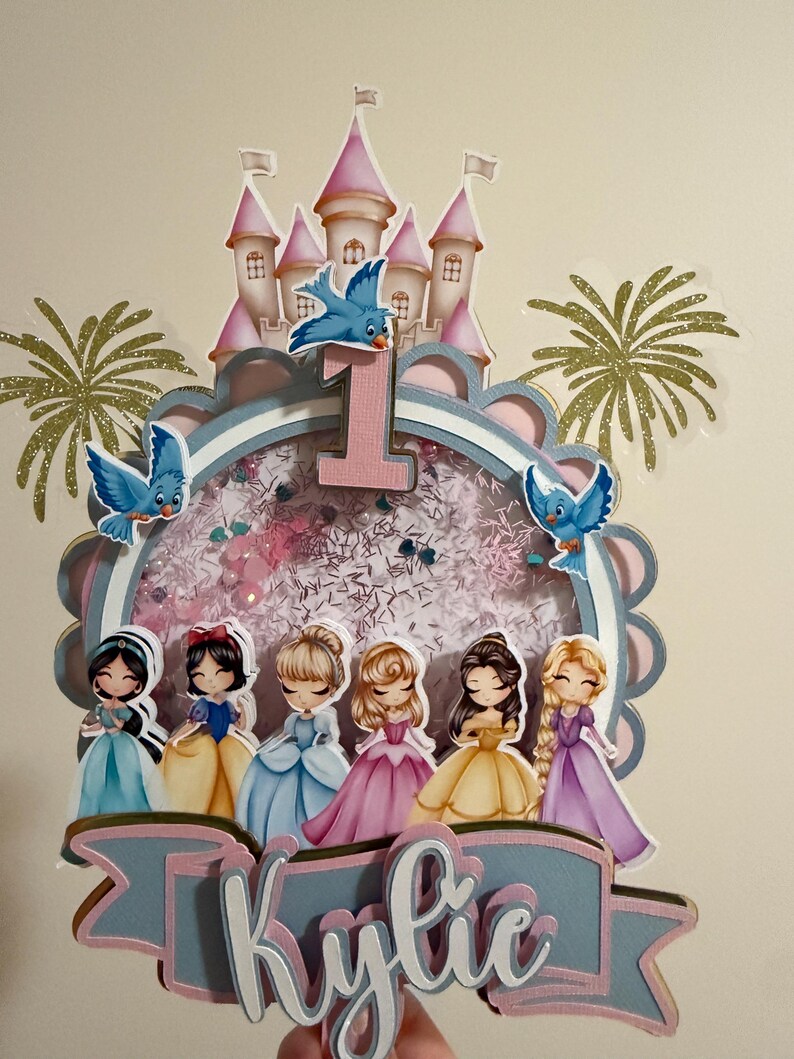 Princess Cake Topper - Princess Party Decor - Princess Birthday - Etsy