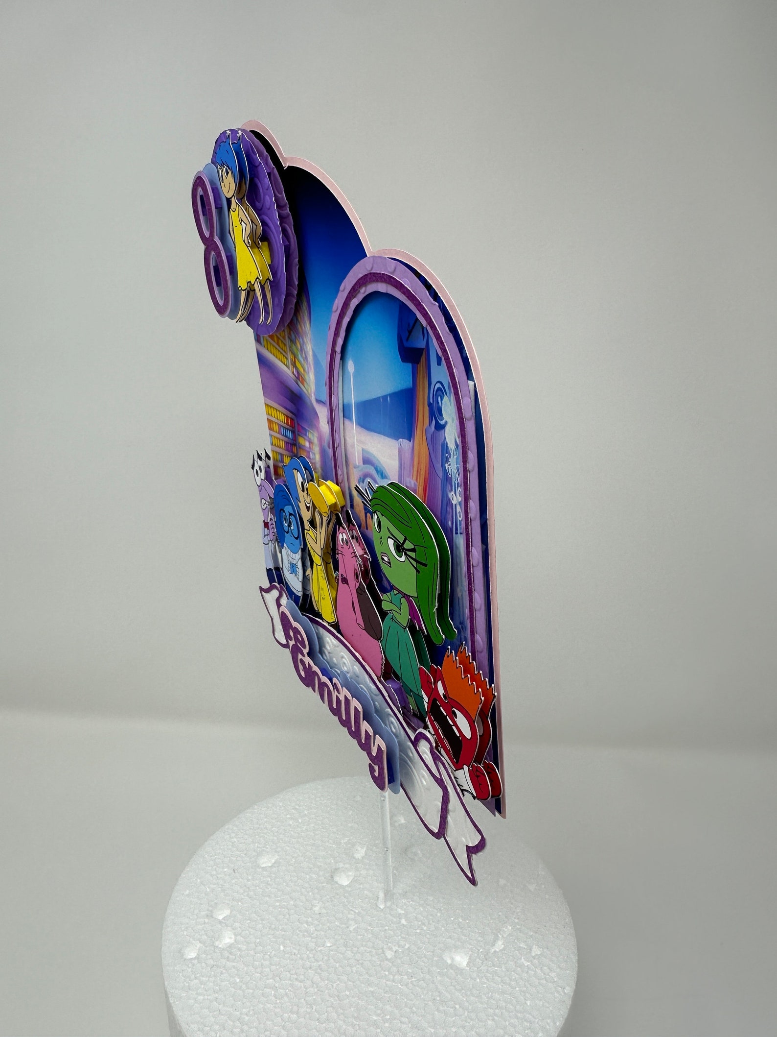 Inside Out Cake Topper Inside Out 2 Party Inside Out Party Decorations ...