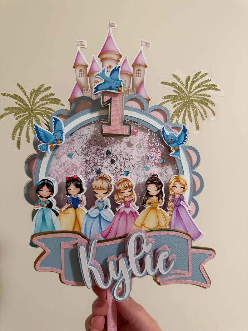 Princess Cake Topper - Princess Party Decor - Princess Birthday - Etsy