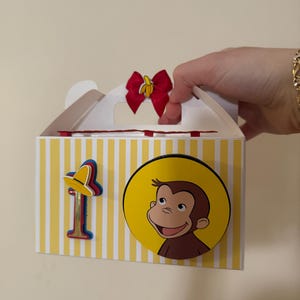 Curious George Gable Boxes – Party Favor Candy Treat Containers - Etsy