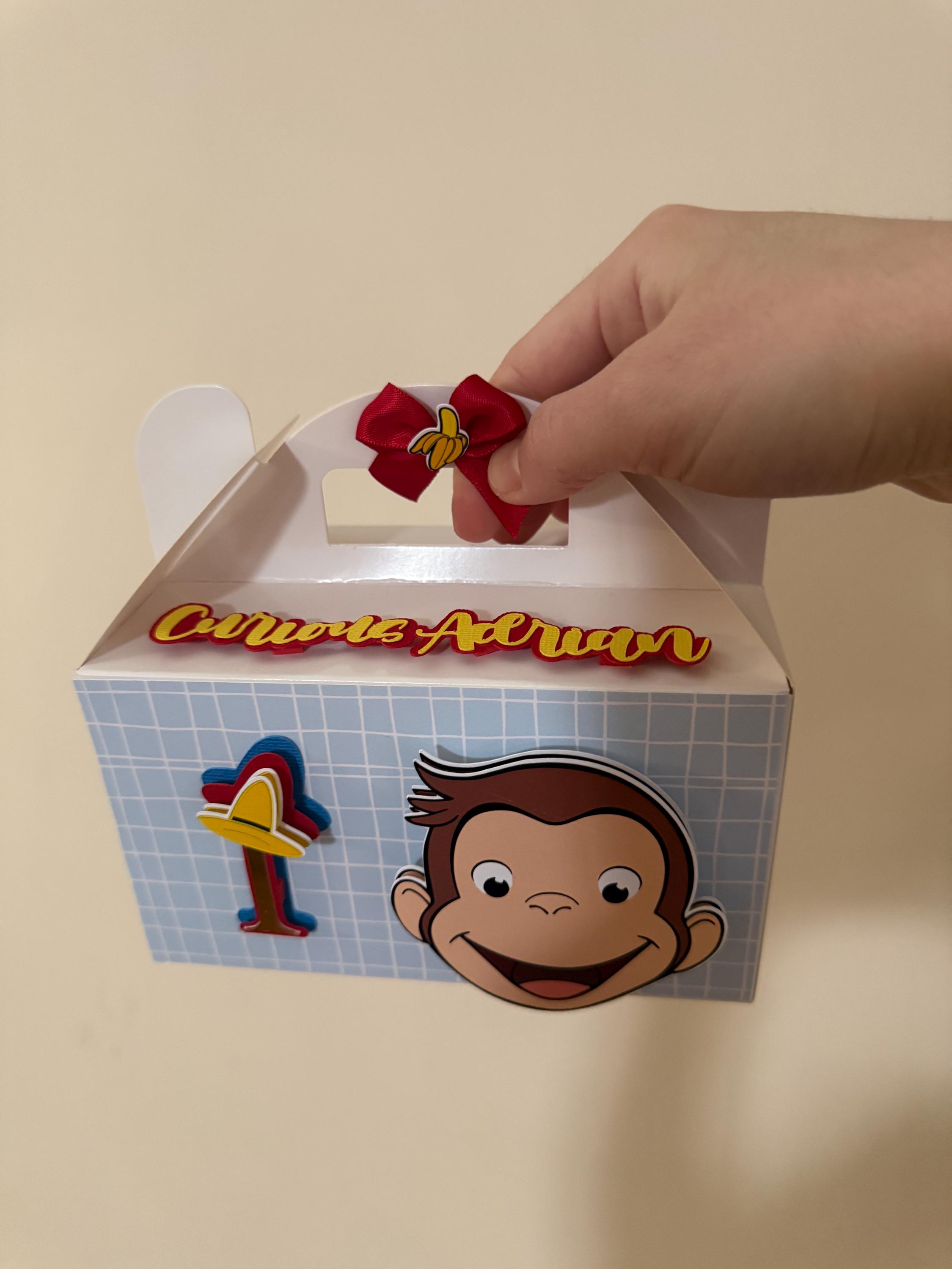 Curious George Gable Boxes – Party Favor Candy Treat Containers - Etsy