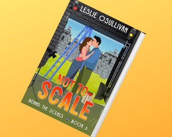 NOT TO SCALE signed paperback Behind the Scenes Romantic Comedy Series, Book 3 Romance, Booktok, Bookstagram, television show, Ireland