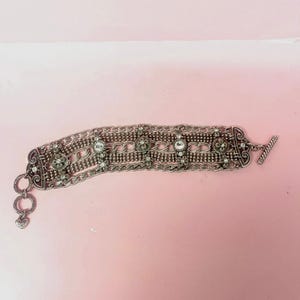 Vintage Brighton Panel Kettenarmband - Elegant & Sammlerstück