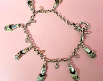 Braccialetto con ciondolo vintage Brighton Sandals da 7 pollici