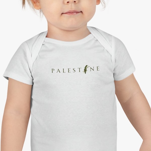Palestine Onesie, cute gift for baby shower, new mothers day gift, olive design, youth kids birthday present, newborn gaza youth clothes