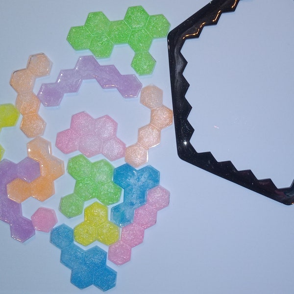 Mino Resin Puzzle - Hexagonal