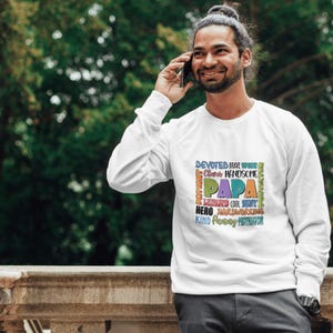 Papa Word Art|T Shirt Design