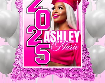 Graduation Poster Template|Can Be Used For Any Occasion|Graduation Party Welcome Sign Template|Photo Graduation/Party Welcome Poster