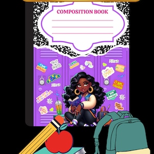 Compositon Book Covers|Back to School Notebook|Notebook Cover|Notebook Makeover|Back to School Items