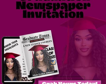Graduation Announcement 11x17 Template|2026 Graduate|Customizable Template|Graduate Flyer|Graduation Party|Graduation Invitation