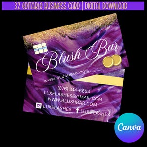 32 Credit Card Business Style Cards|DIY Business Card Design|Credit Business Card|Business Cards|Credit Card Style|Canva Template