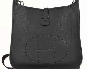 Evelyne Black Authentic Monogram Bag