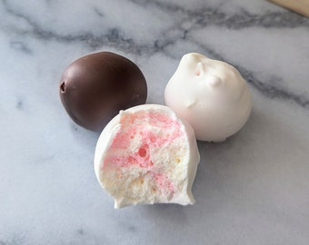 Strawberry Cheesecake Chocolate Covered Freeze Dried Taffy | Birthday Gift | Personalized Candy Gift | Astronaut Ice Cream | Gourmet Gifts