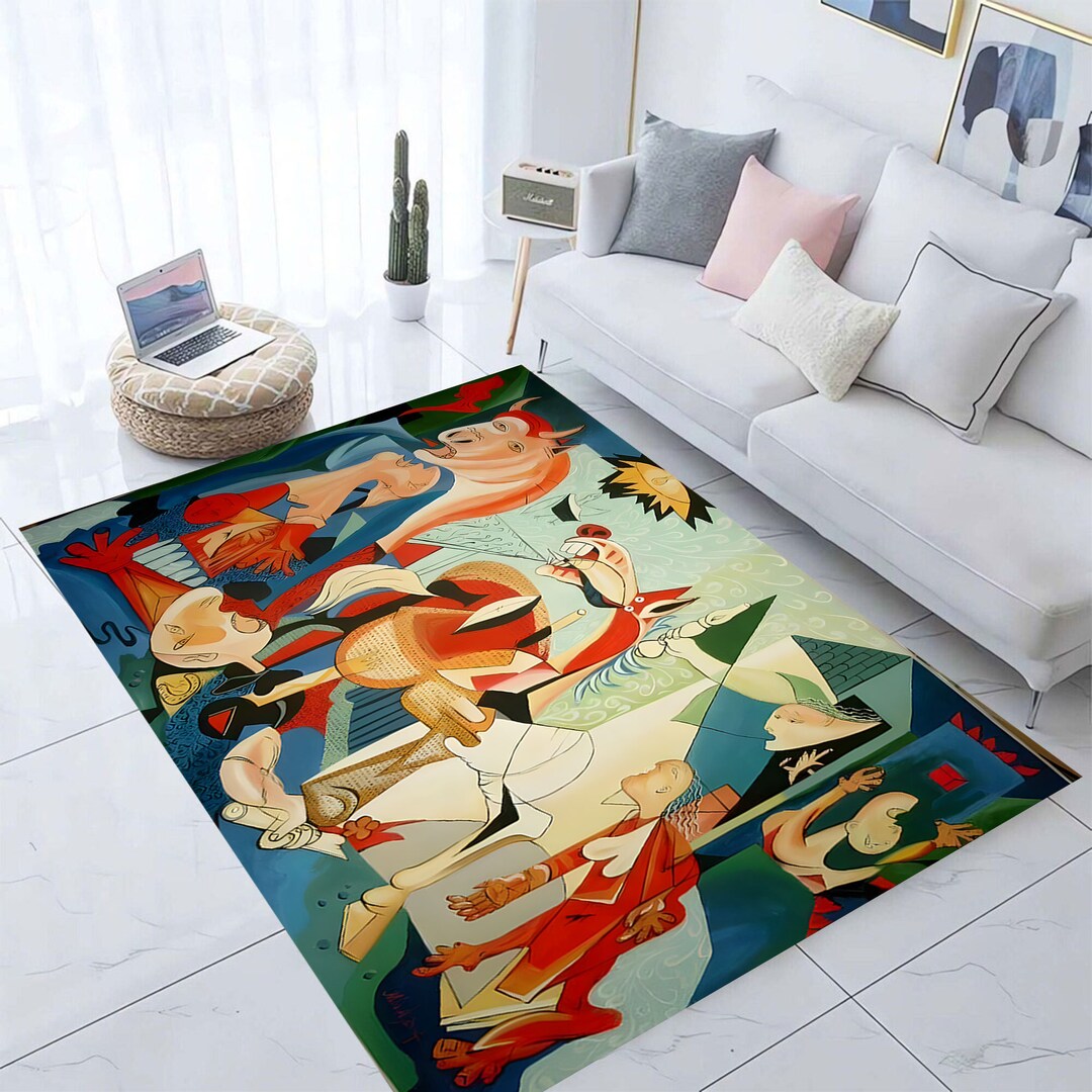 Guernica by Pablo Picasso, Artwork Rug, Art Rug, Art Decorative Rugs ...