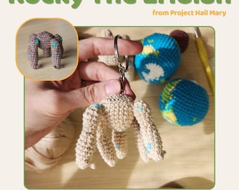 Rocky The Eridian Crochet PDF Pattern – Project Hail Mary (Keychain Size)