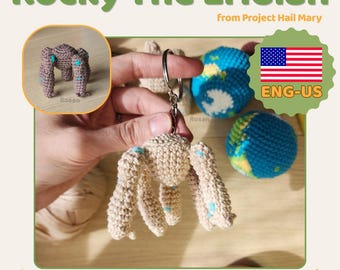 Rocky the Eridian Crochet PDF Pattern – Project Hail Mary