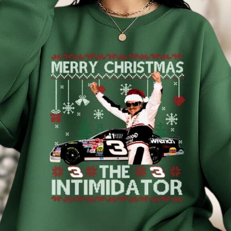 Dale Earnhardt Christmas Shirt Etsy