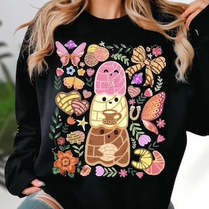 Pantasmas Ghost Pan Dulce Shirt, Mexican Conchas Ghost Shirt, Halloween Mexican Shirt, Halloween Conchas Sweatshirt, Pan-tasmas Hoodie