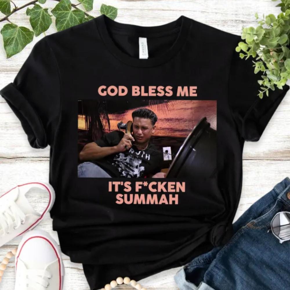 God Bless Me It's F*cken Summah Shirt, New Trend Tshirt, Jersey