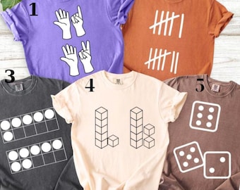Funny 6 7 Number Teacher Comfort Colors Shirt, Six Seven Meme Shirt, Teacher Team 6 7 Shirt, 6 7 Matching Shirt, Teacher Six Seven Shirt