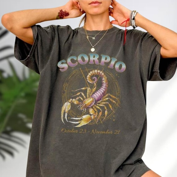 Retro Scorpio Shirt, Vintage Scorpio Shirt, Scorpio Shirt, Astrology Shirt, Scorpio Zodiac Sign Shirt, Horoscope Shirts, Astrology Shirt