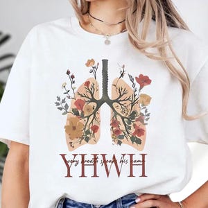 YHWH Lungs Christian Comfort Colors Shirt, Every Breath Speak His Name Shirt, Faith Shirt, YHWH Lungs Shirt, Christian Shirt, Faith Tee