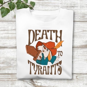 Comfort Colors Skippy Rabbit Death To Tyrants Shirt, Vintage 70s Skippy Rabbit Shirt, Retro Robin Hood Shirt, 2025 Disney Magic Kingdom Tee