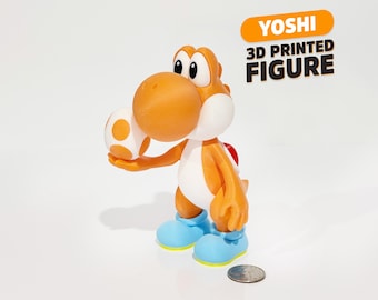 Yoshi 3D printed figure - collectible, fan art, arcade & gaming decoration, nostalgia gift