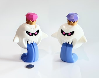 King Boo Ghost 3D printed figure - collectible, fan art, arcade & gaming decoration, nostalgia gift