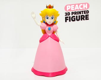Princess Peach 3D printed figure - collectible, fan art, arcade & gaming decoration, nostalgia gift