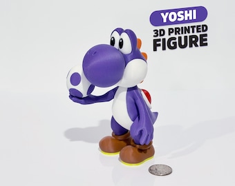Yoshi 3D printed figure - collectible, fan art, arcade & gaming decoration, nostalgia gift