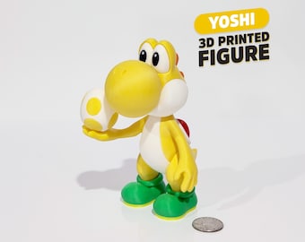 Yoshi 3D printed figure - collectible, fan art, arcade & gaming decoration, nostalgia gift