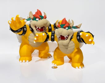 Bowser 3D printed figures - collectible, fan art, arcade & gaming decoration, nostalgia gift