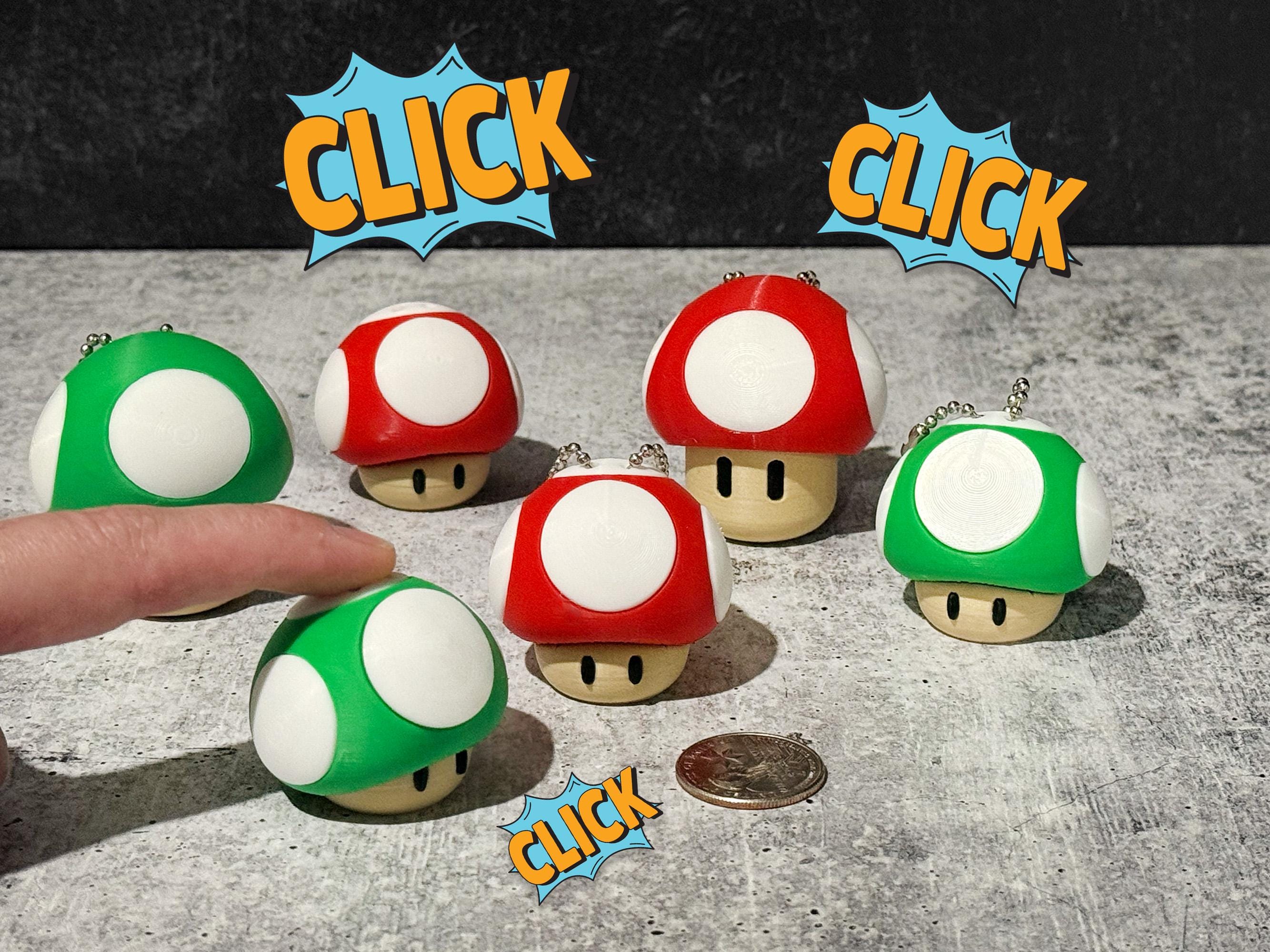 Mushrooms 3D Printed Clickers - Collectible, Fan Art, Mechanical