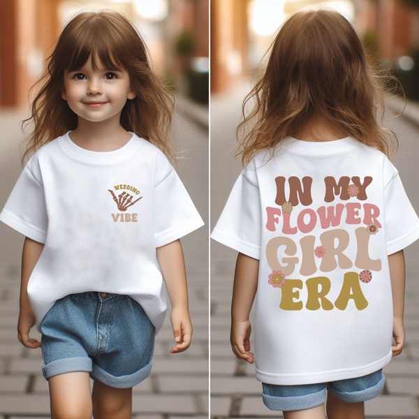 In My Flower Girl Era Png, Flower Girl Toddler Png, Wedding Party Kids Png, Wedding Party Kids, Gift For Kids