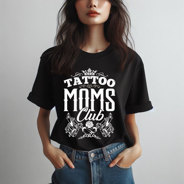 Tattoo Moms Club Png, Funny Mom Png, Tattooed Mom Png, Tattoo Png, Cool Mama Png, Gift For Mom, Mother's Day