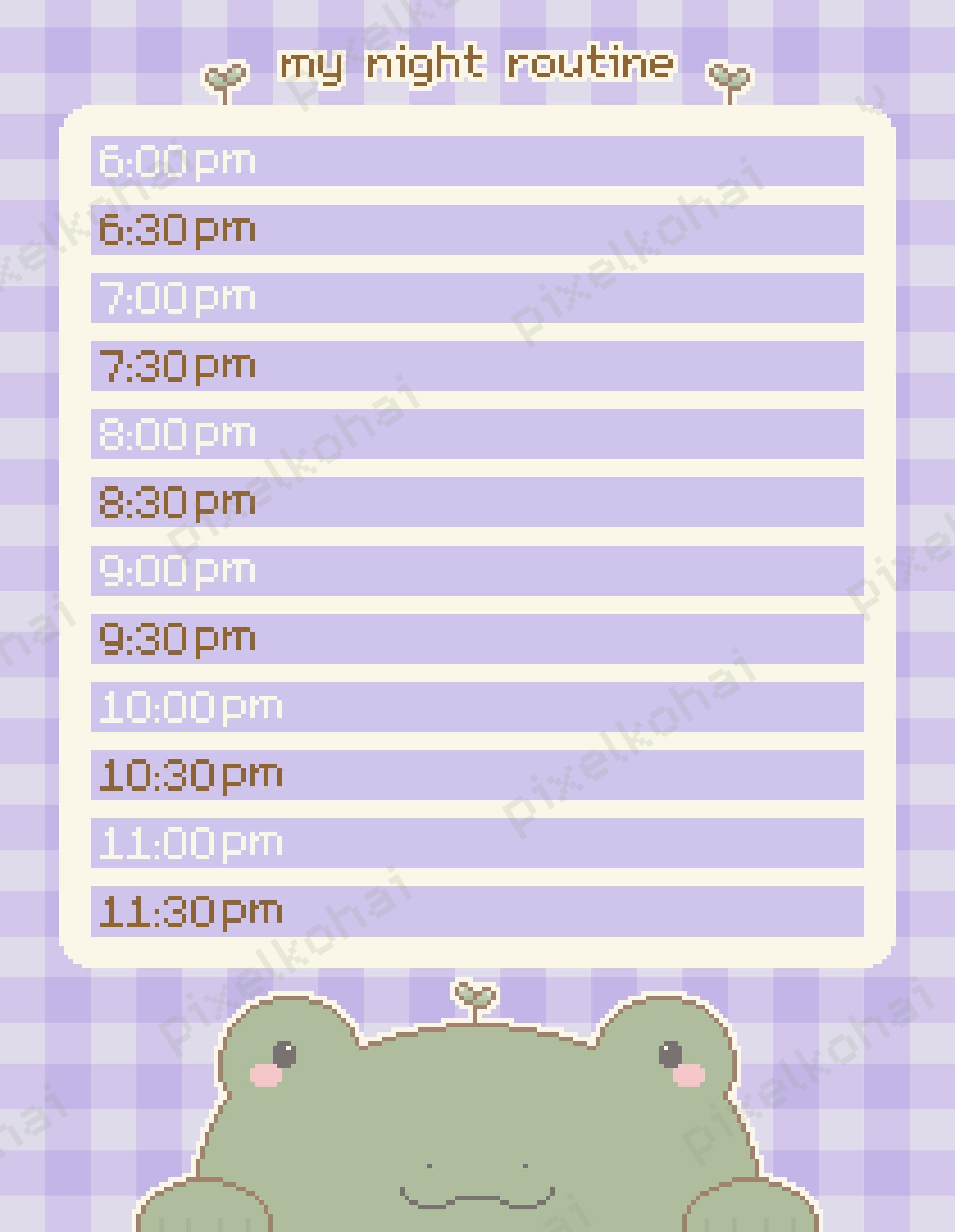 Frog Night Routine Organisers | Printable | Neurodivergent | Autism ...