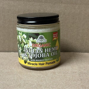 organic indian hemp and jojoba oil
