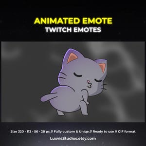 Animated Twerk Emotes | Cute cat emotes | Twerk Cat | Twitch emotes | Animated emotes | Stream Animation