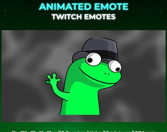 Animated Lizard Meme Twitch Emote: Streaming Animation