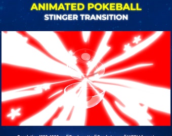 Pokeball stinger transition |  Stream Transition | Animated Stream Transition