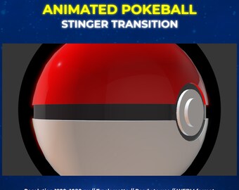 Pokeball stinger transition |  Stream Transition | Animated Stream Transition