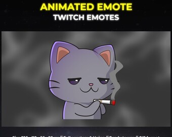 Animated Classic Cat Meme Emotes: for Twitch/Kick/Discord Stream Animation