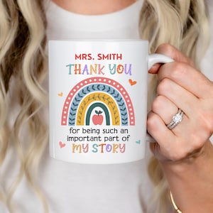 Personalized Teacher mug, Teacher Appreciation Mug, Teacher Gift Custom Cup, Back To School Mug, Custom Drinkware Teacher